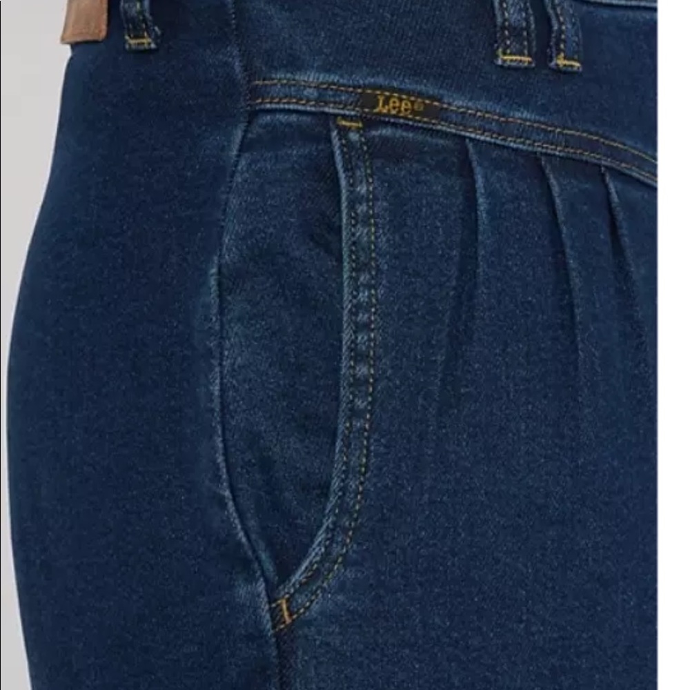 Lee vintage modern High Rise Pleated Mom Jeans - Picture 11 of 13